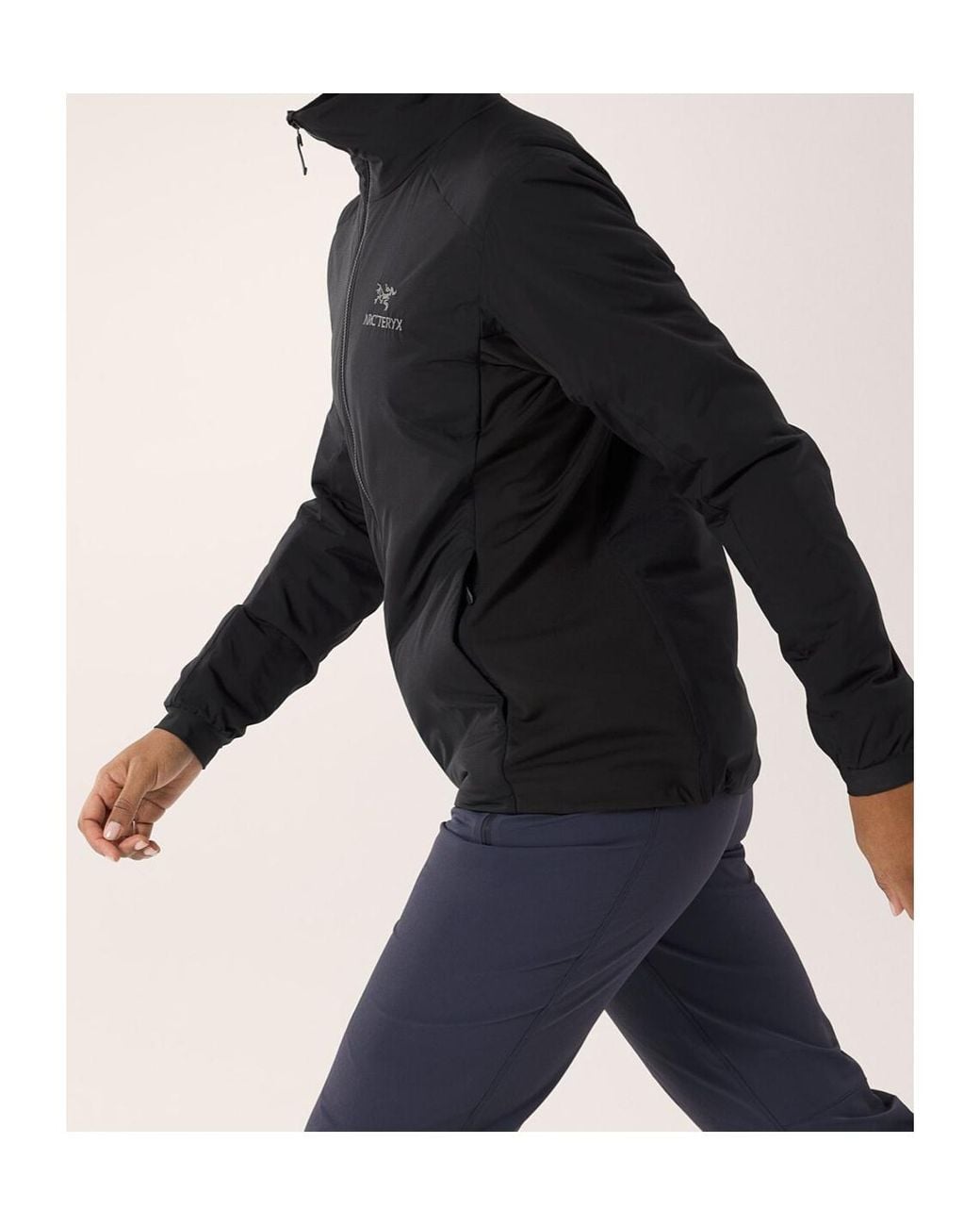 Arc'teryx Blue Atom Logo Zip-Up Casual Jacket