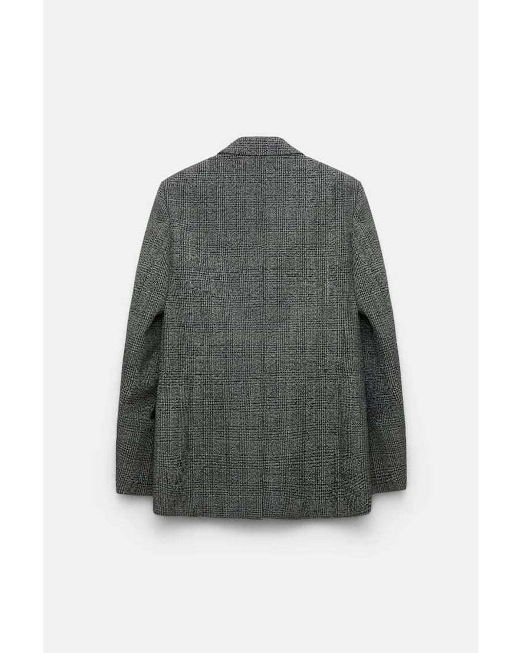 Dorothee Schumacher Gray Glen Check Single-Breasted Blazer