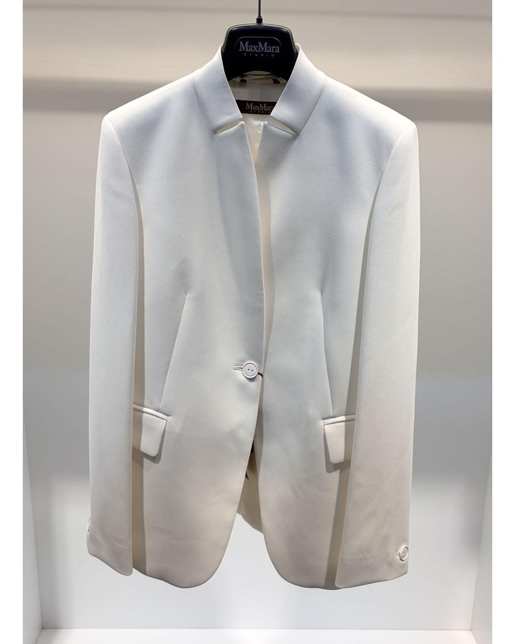 Max Mara Gray Long Sleeve Casual Jacket