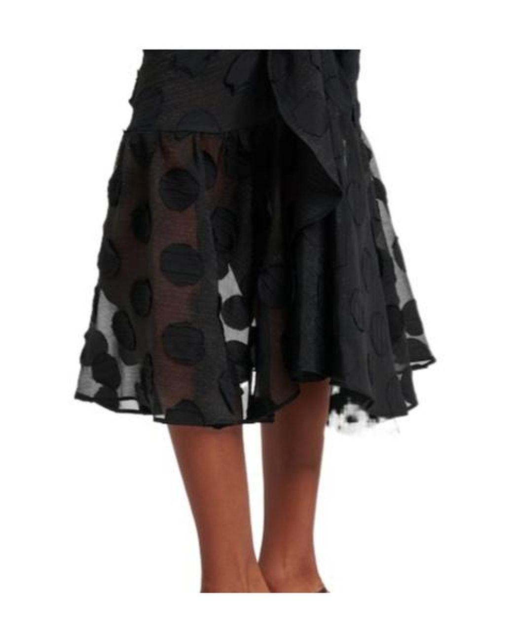 Vivienne Westwood Black Polka Dot Midi Dress