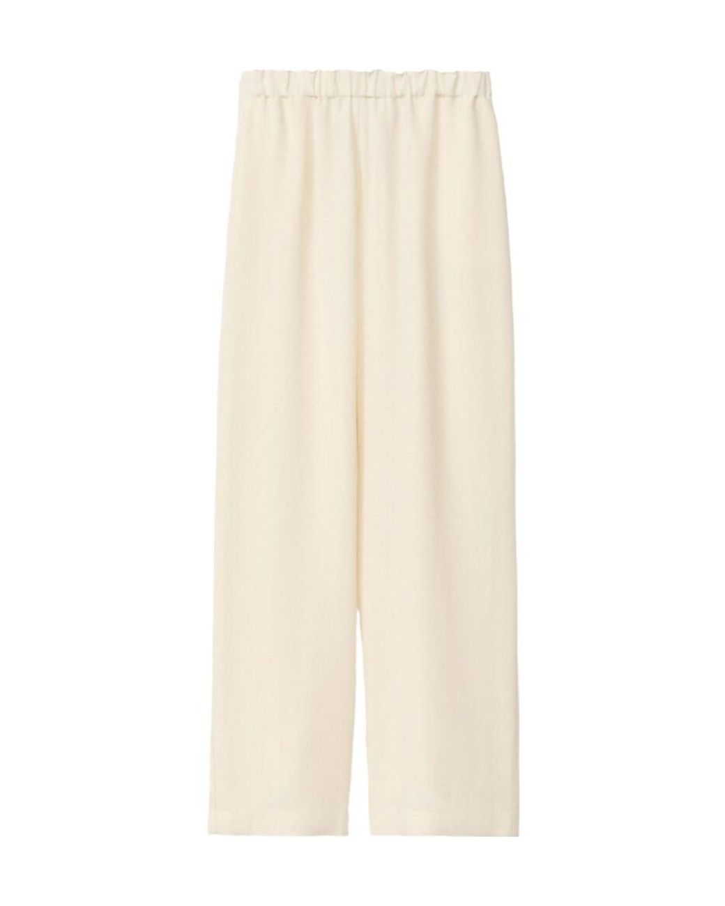 Fabiana Filippi Natural Elastic Waistband Enver Satin Trousers