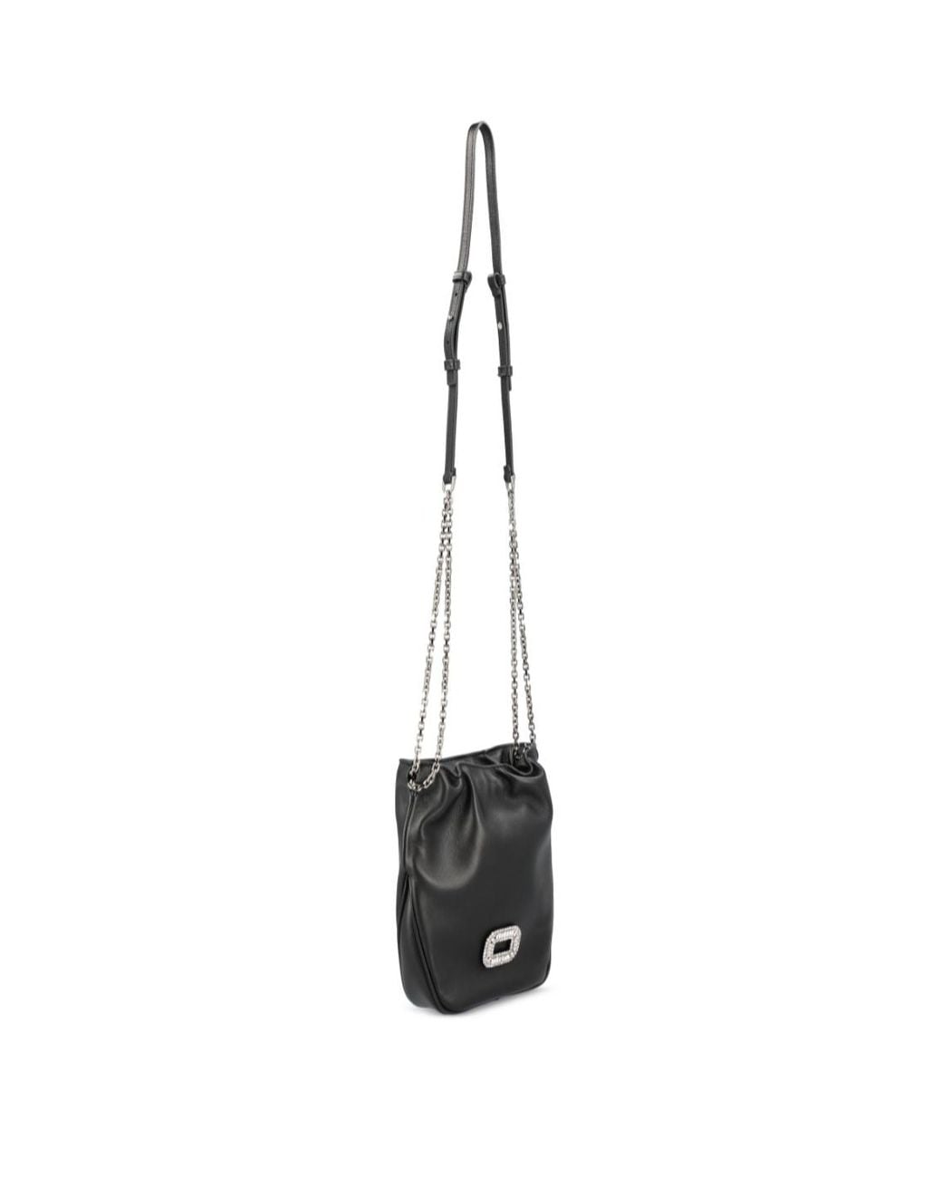 Roger Vivier Black Pilgrim Mini Bag