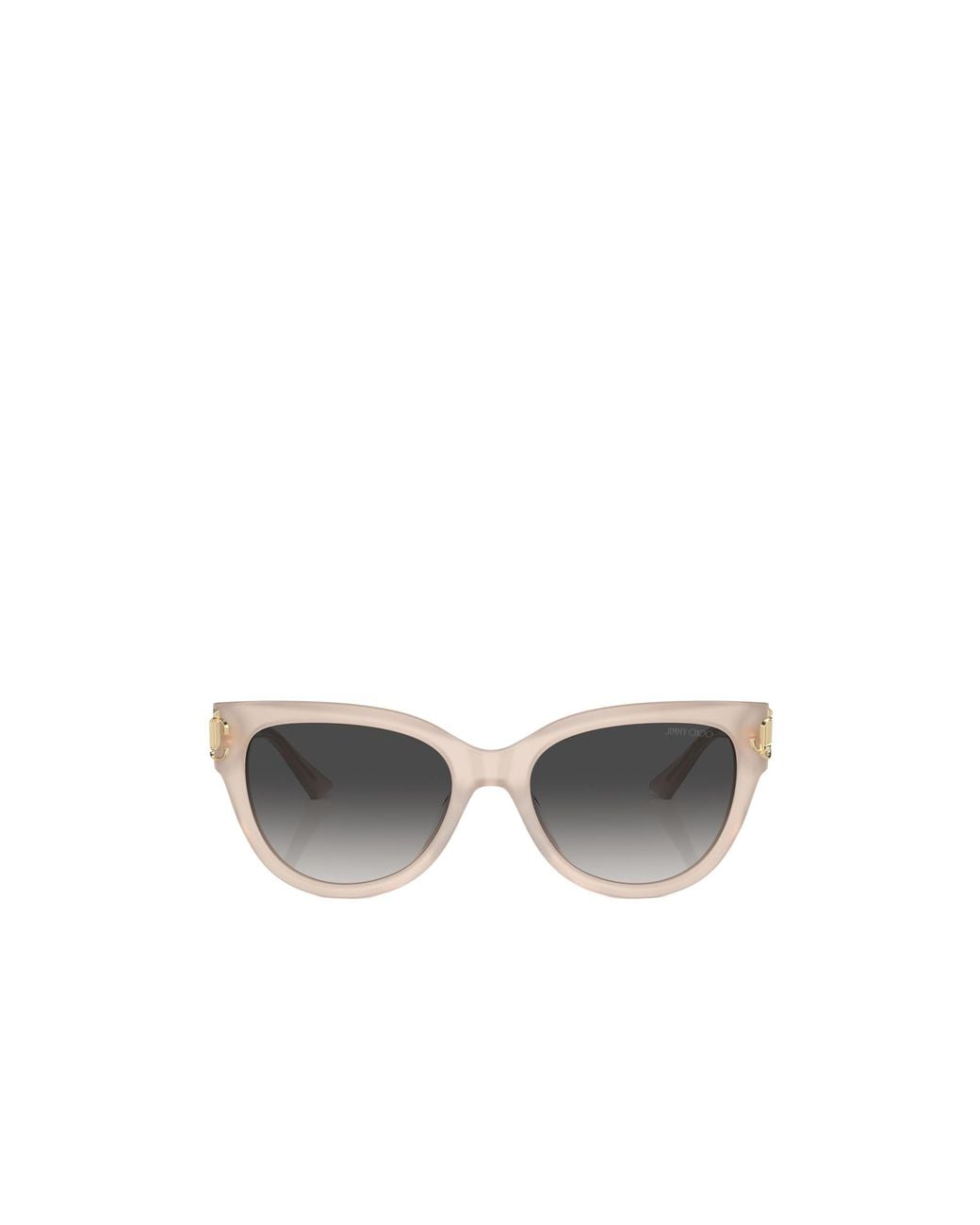 Jimmy Choo White Eyewear Cat-Eye Frame Sunglasses