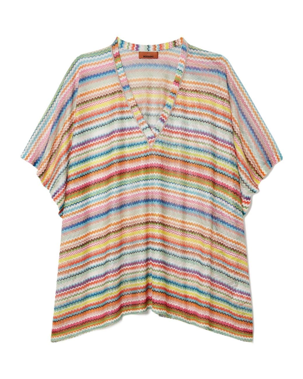 Missoni White Loose Striped Shirt