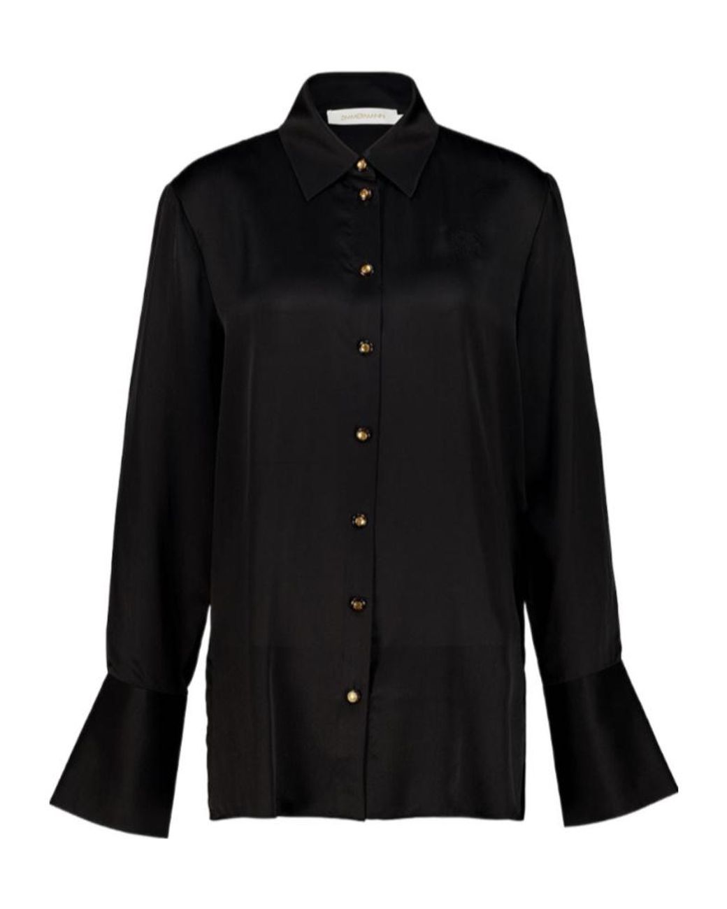 Zimmermann Black Valiant Button-Up Shirt