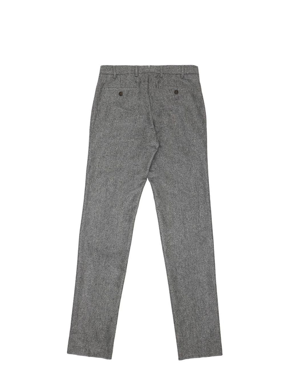 Ferragamo Gray Straight Casual Pants for men