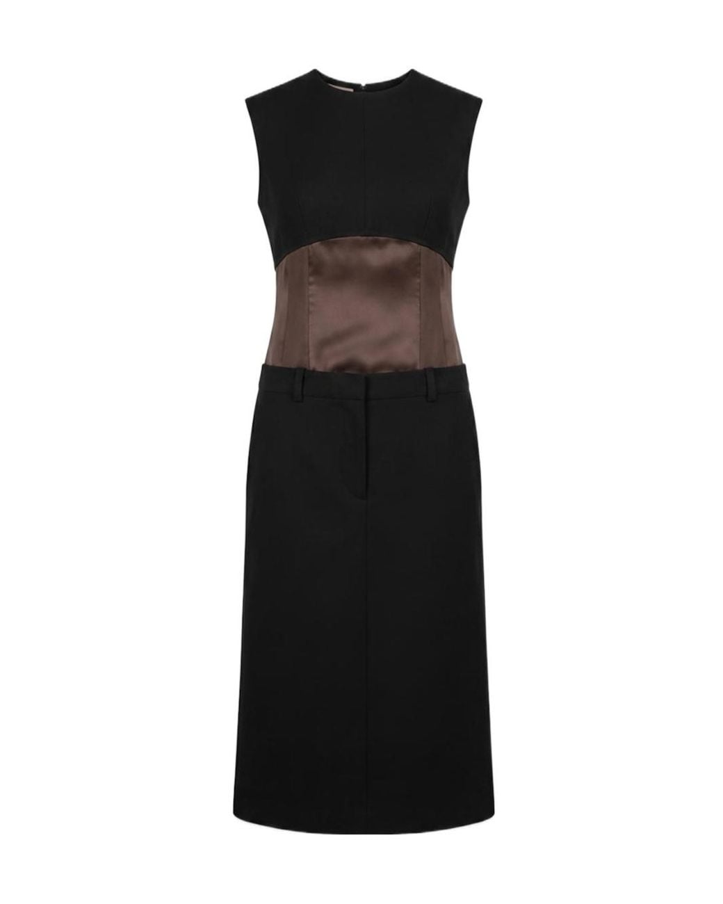 Marni Black Crewneck Sleeveless Dress