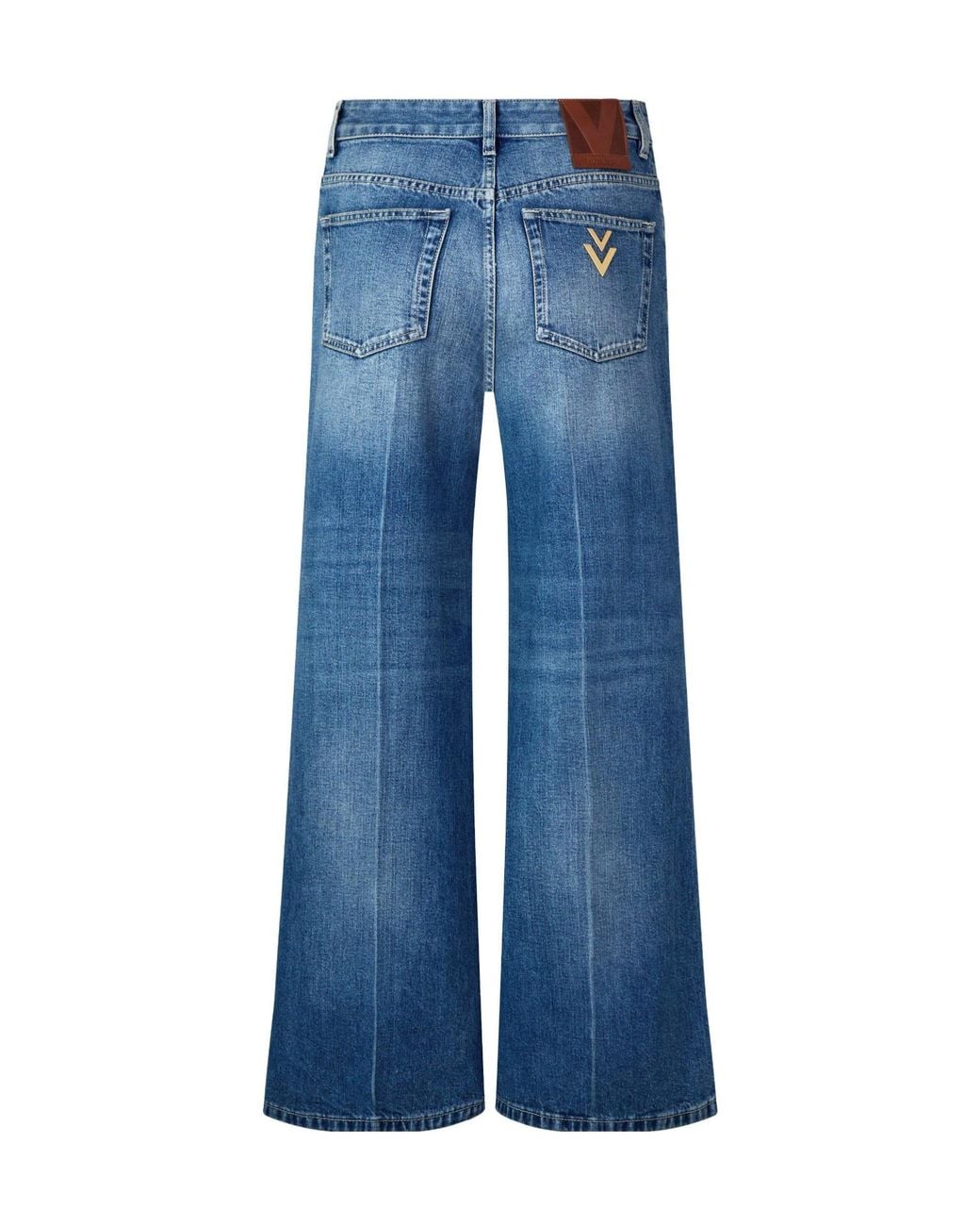 Valentino Blue High-Waisted Jeans