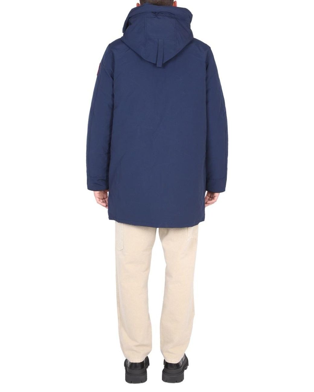 Canada Goose Blue Langford Hooded Parka for men