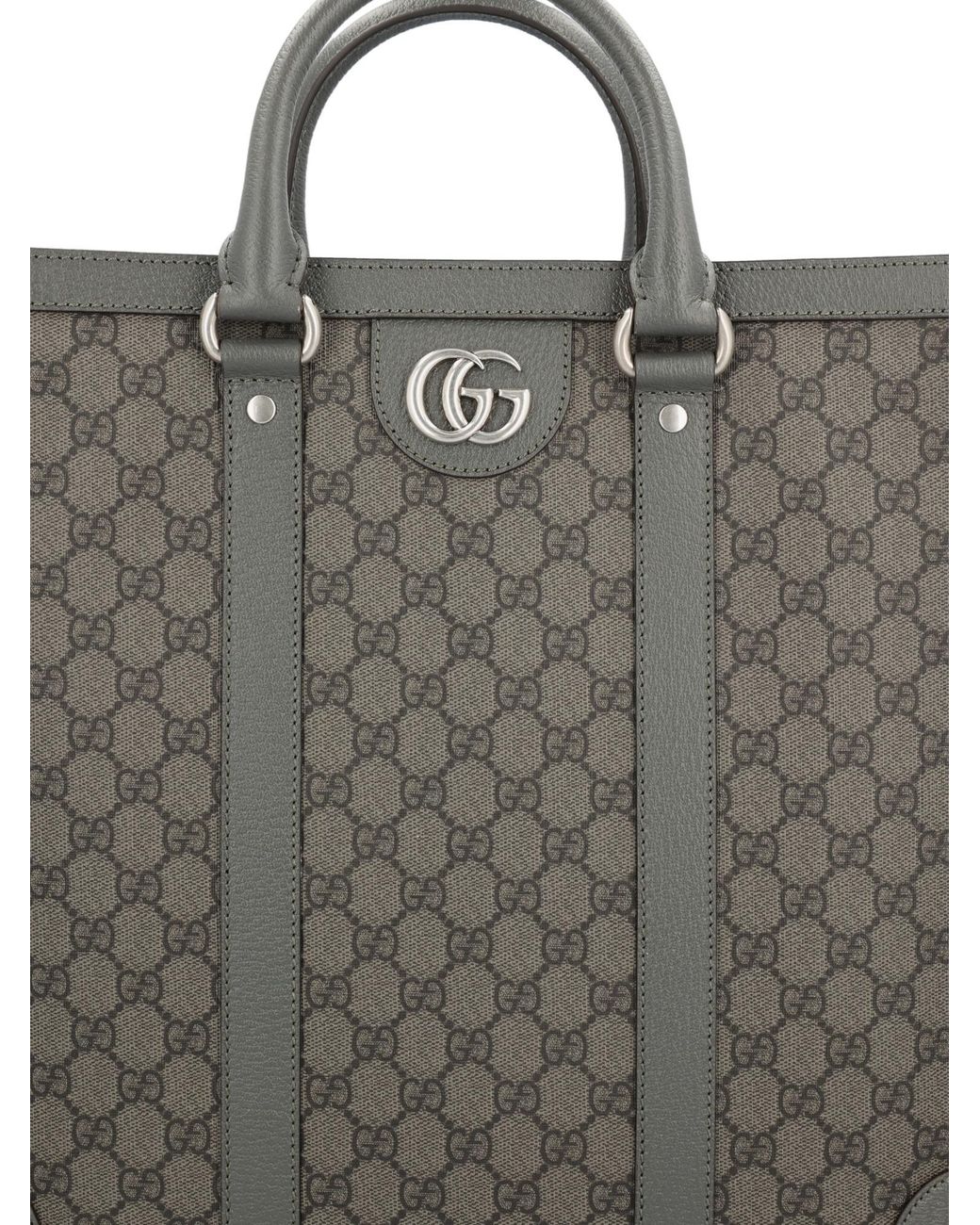 Gucci Gray Ophidia Top Handle Bag for men