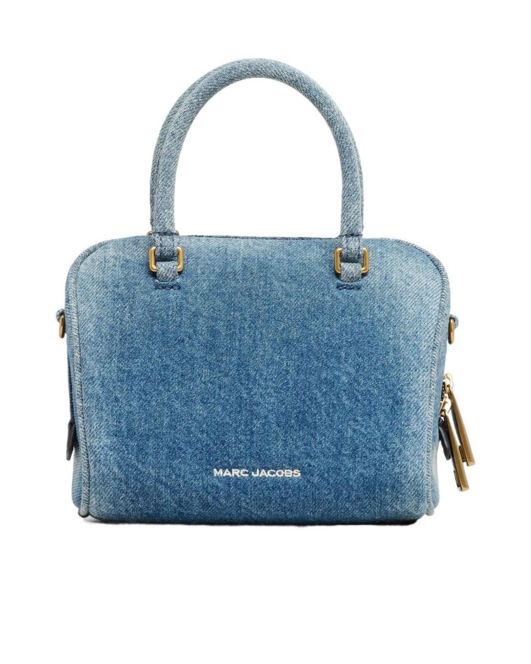 Marc Jacobs Blue Mini The Wave Denim Crossbody Bag