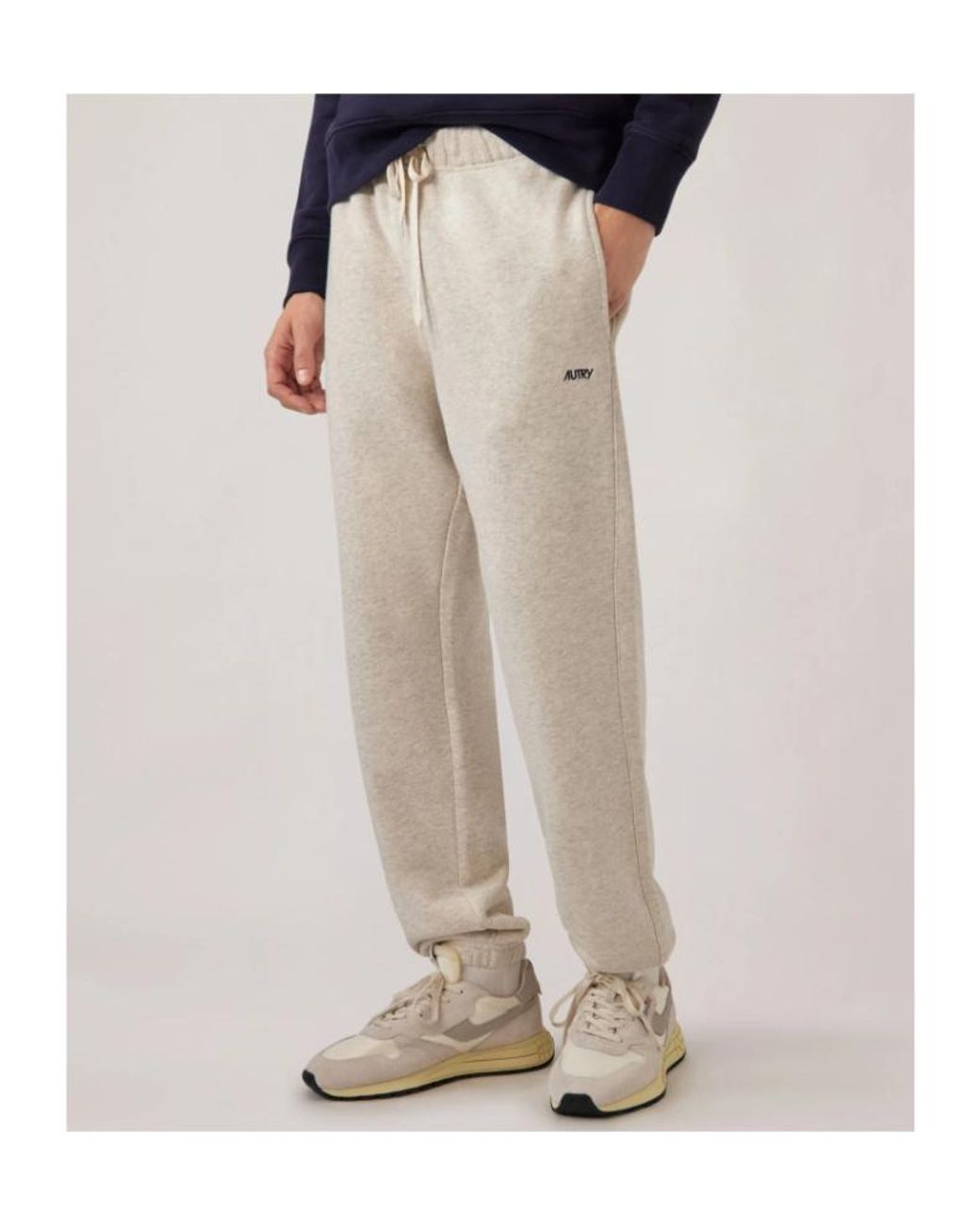 Autry Gray Drawstring Joggers