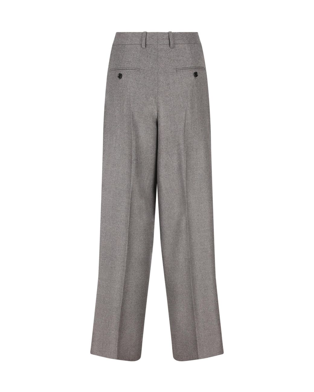 Céline Gray Pleated Trousers