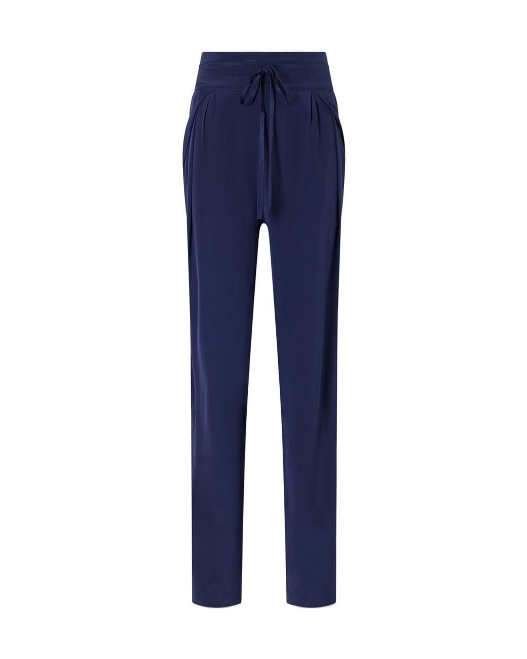Sharon Wauchob Blue Drawstringwaist Casual Pants