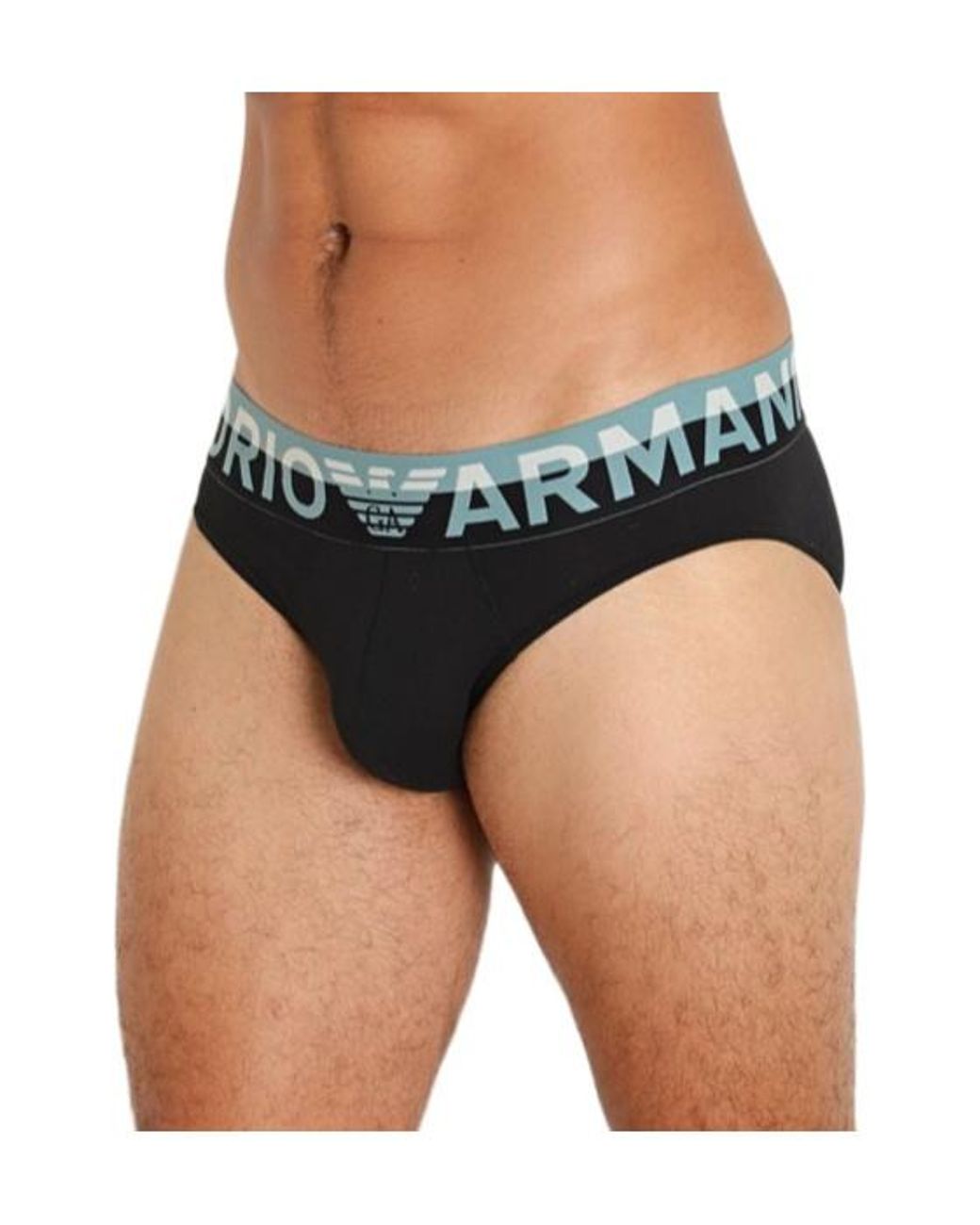 Emporio Armani Blue Briefs Pants for men