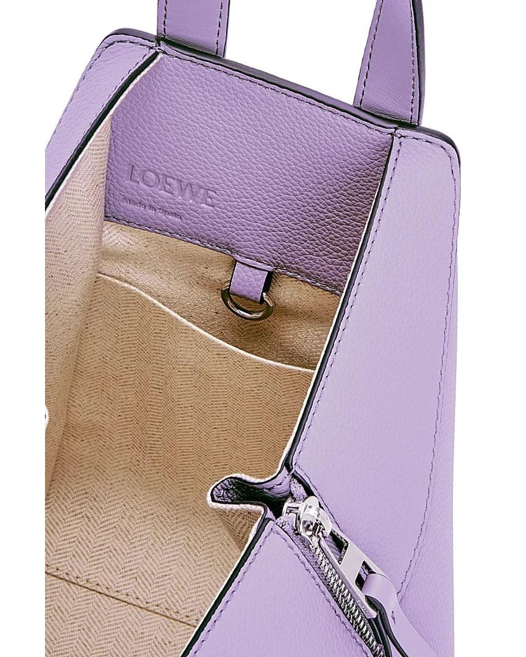 Loewe Purple Compact Hammock Bag