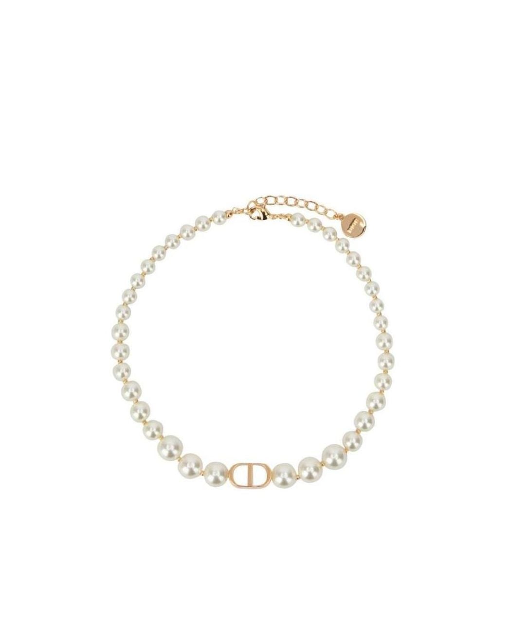 Dior Metallic 30Montaigne Short Necklace