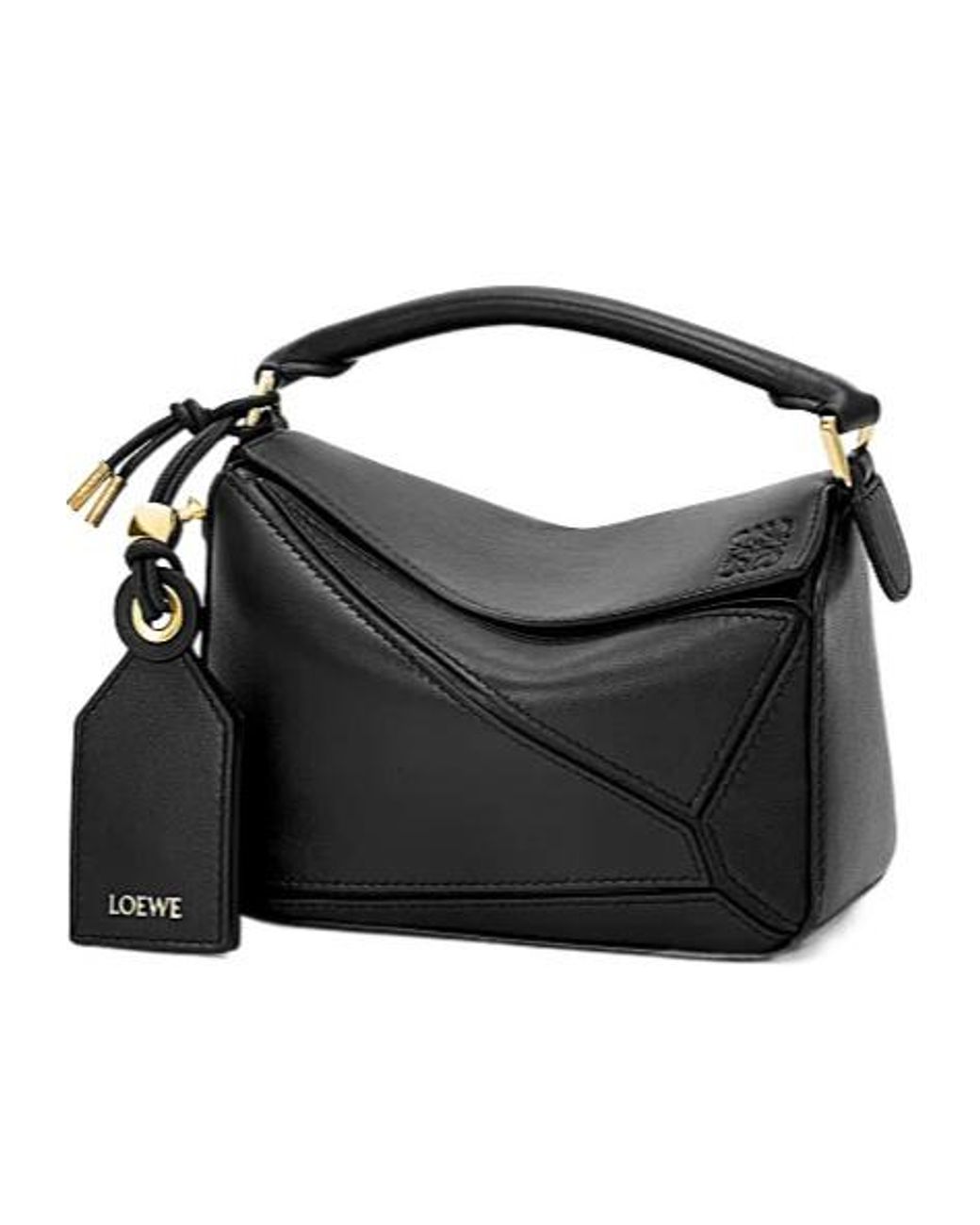 Loewe Black Mini Featherlight Puzzle Bag