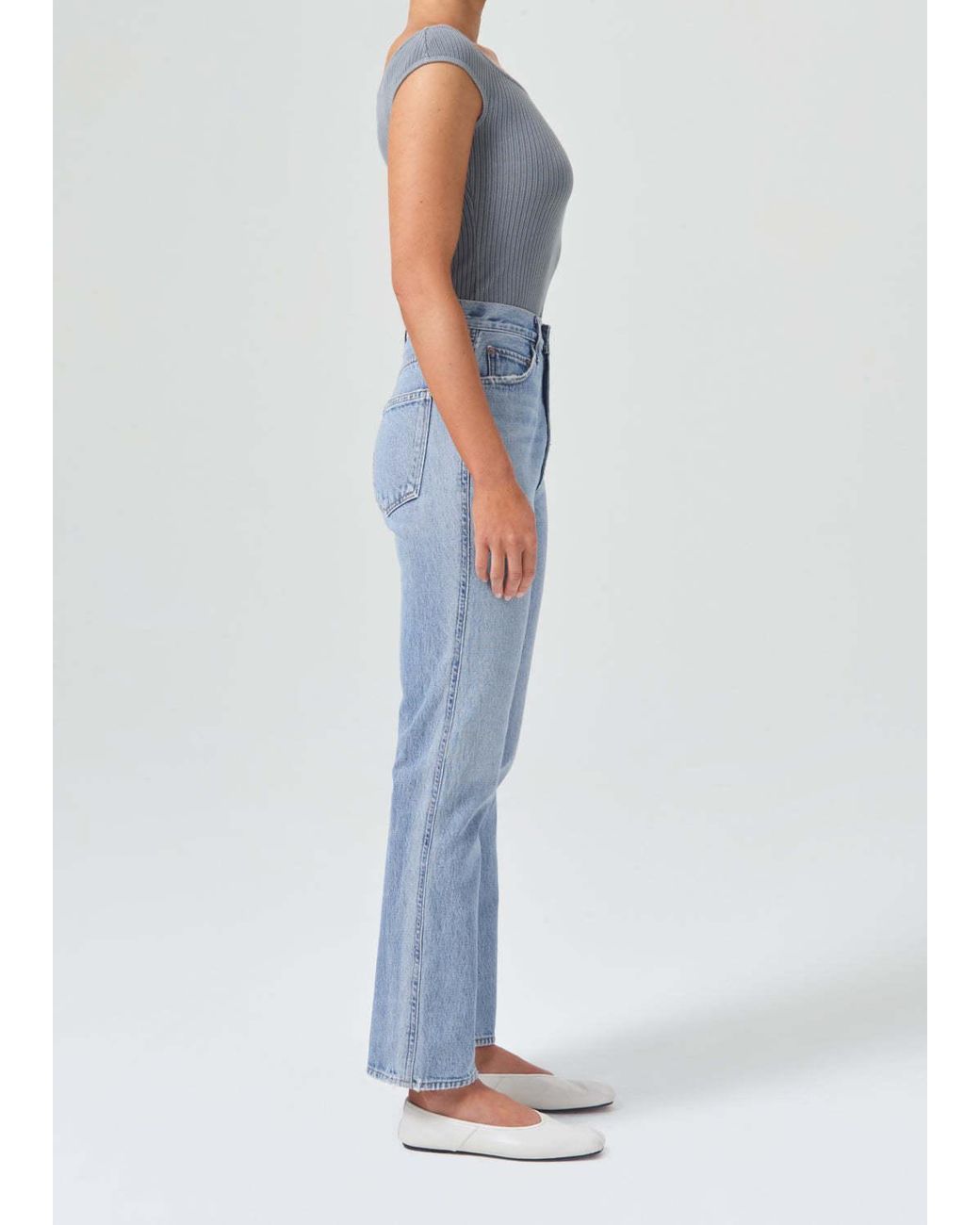 Agolde Blue Multi-Pocket Jeans
