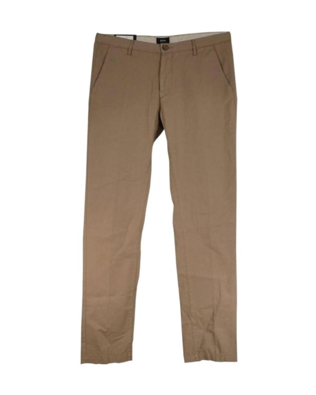 Boss Natural Logo Straight Casual Pants for men