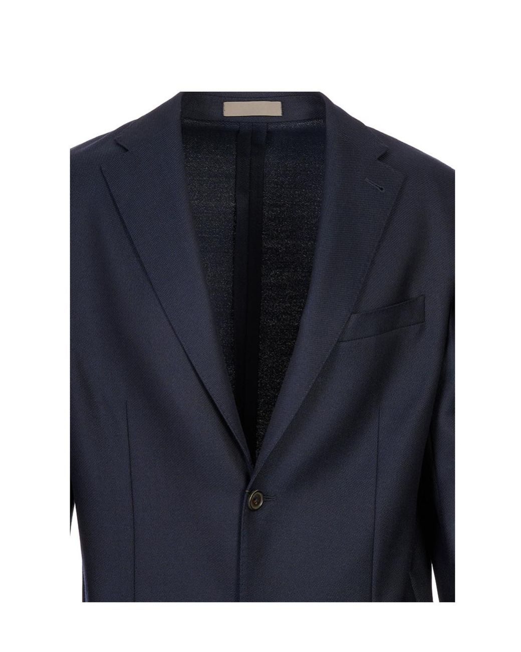 Corneliani Blue Single-Breasted Notch-Lapel Blazer for men
