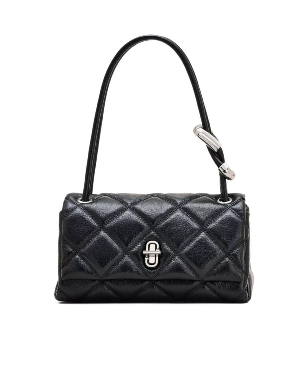 Marc Jacobs Black The Quilted Mini Dual Shoulder Bag
