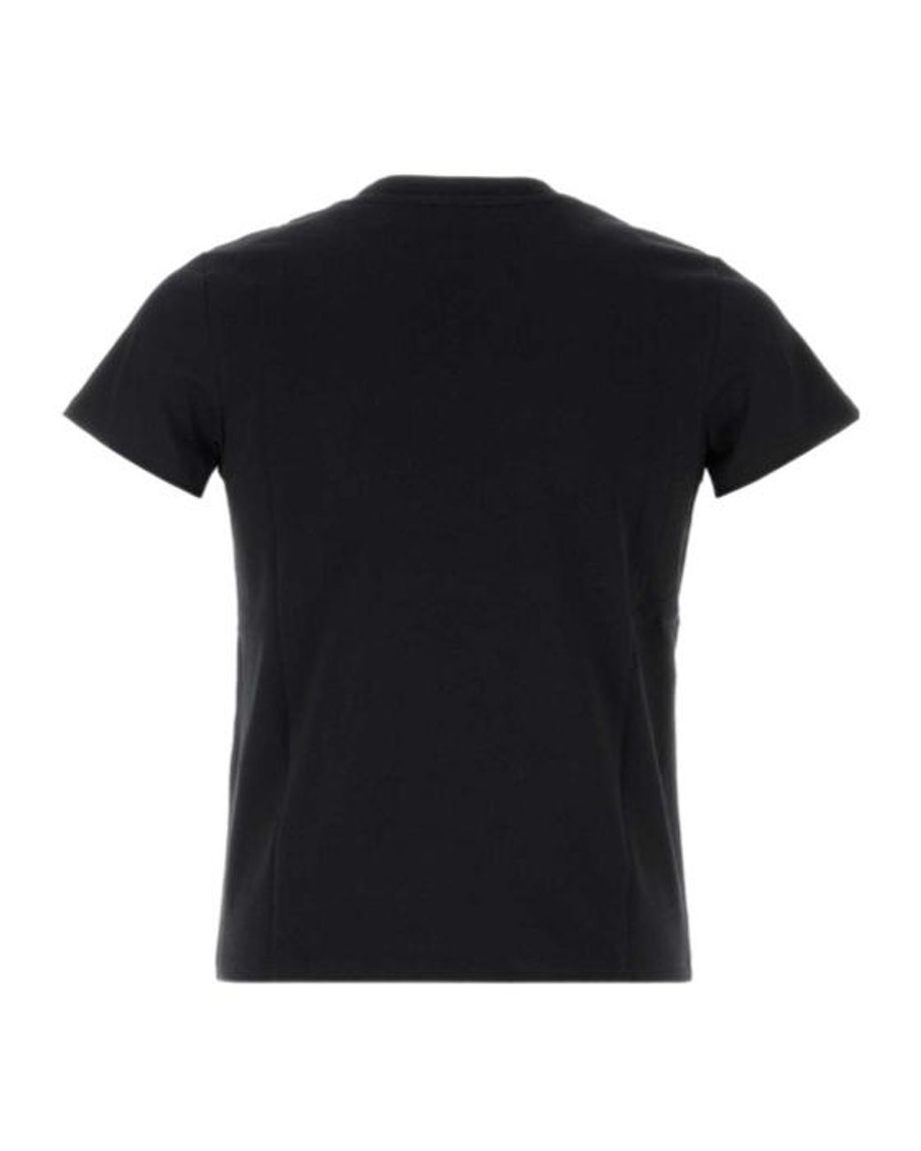A.P.C. Black Crewneck Short-Sleeved T-Shirt for men