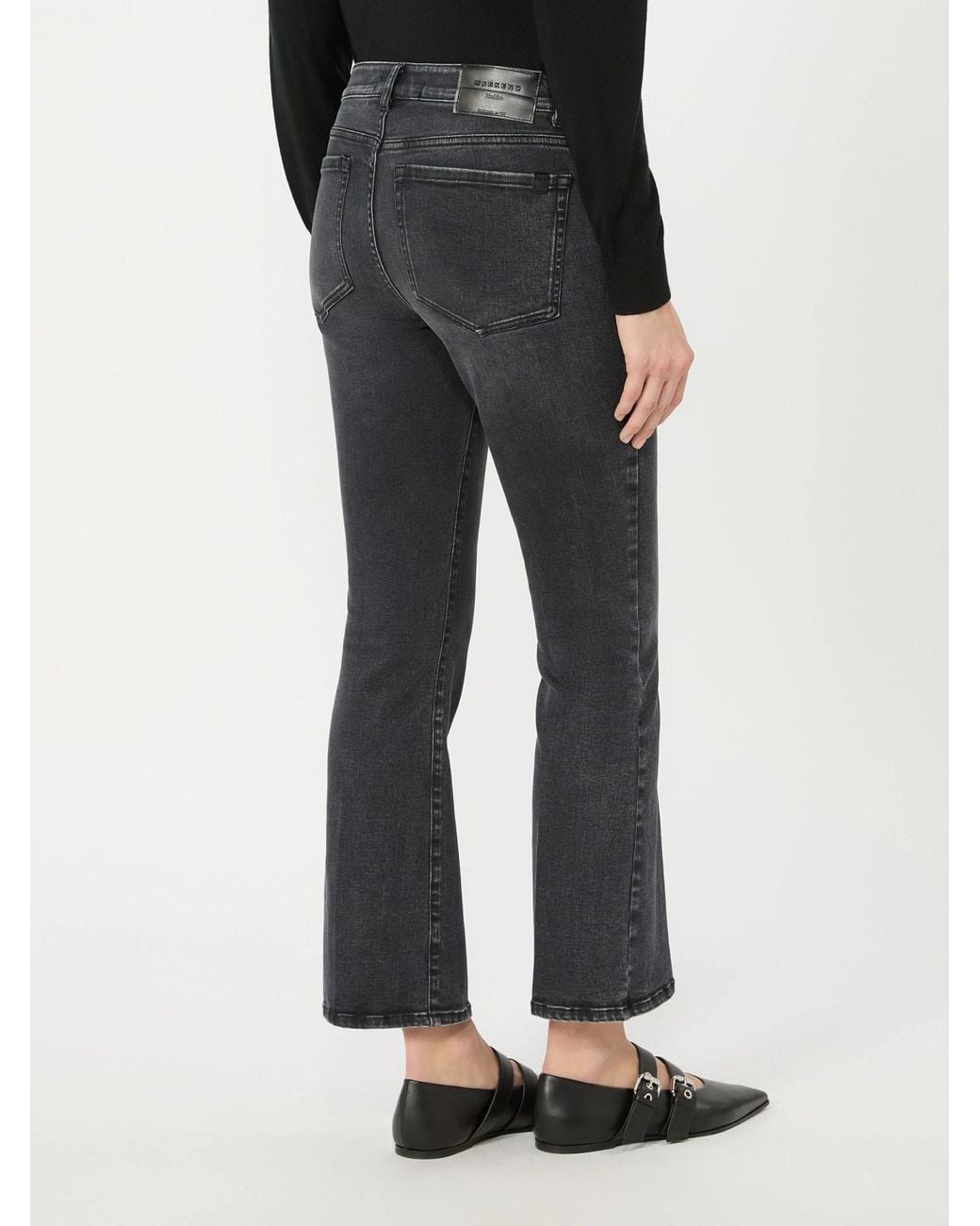 Weekend by Maxmara Black Wkdrapallo Straight Leg Jeans