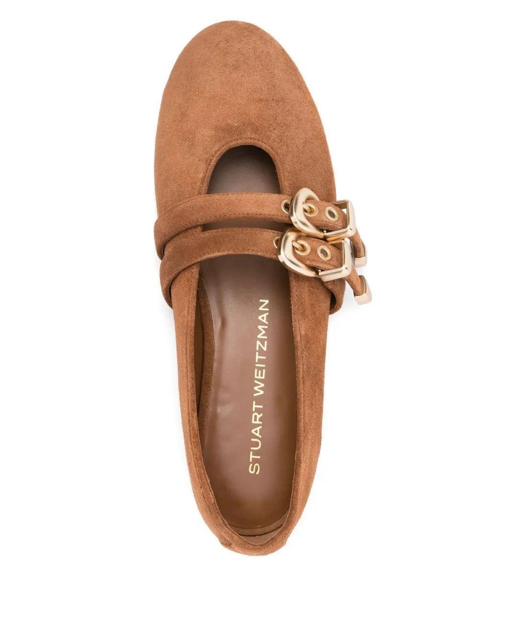 Stuart Weitzman Brown Maven Mary Jane