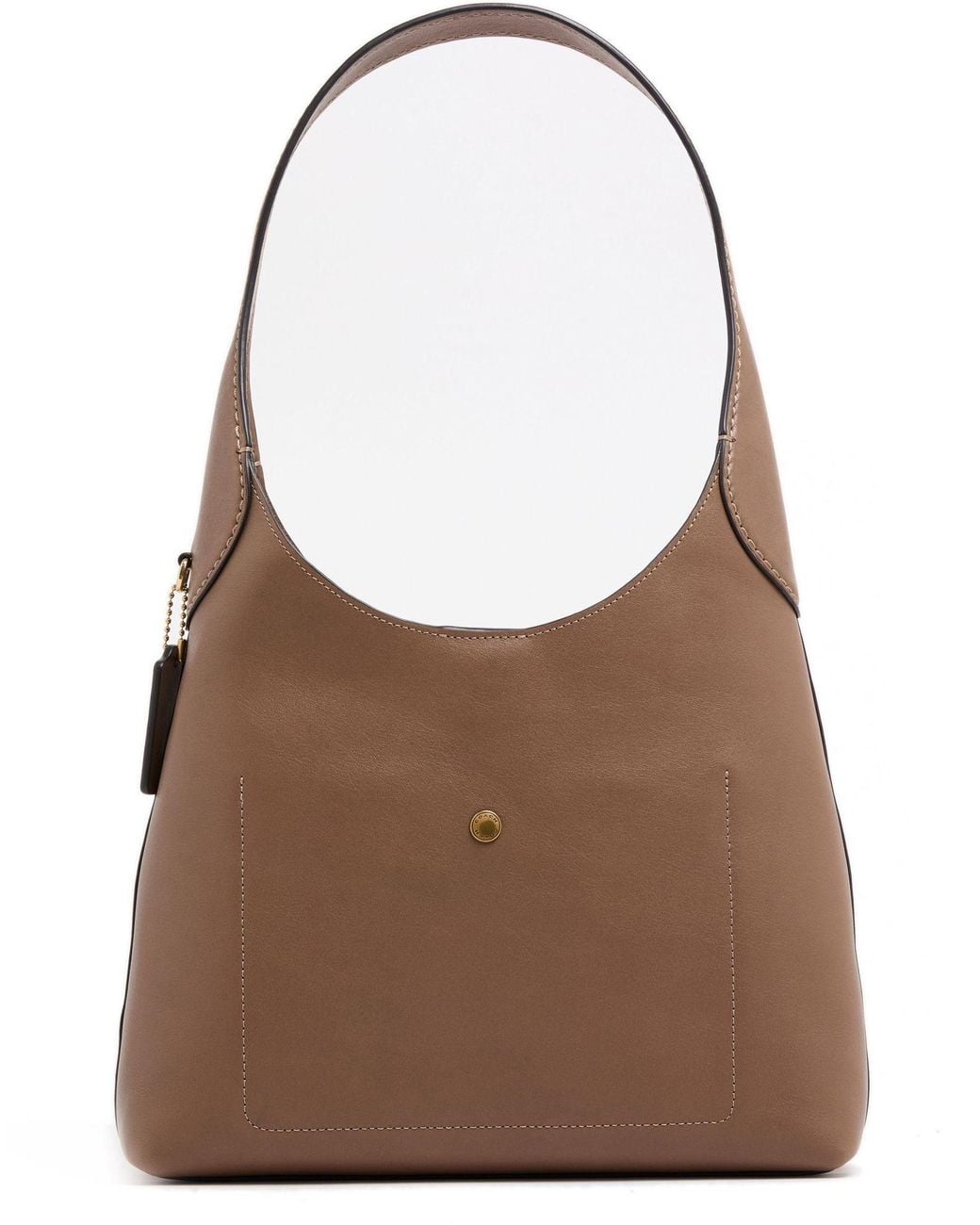 COACH Brown Brooklyn 28 Shoulder Bag