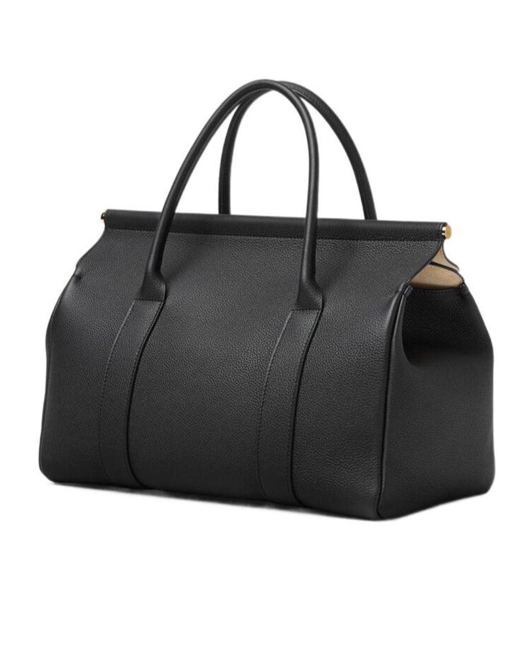 Loro Piana Black Loom Bag L32