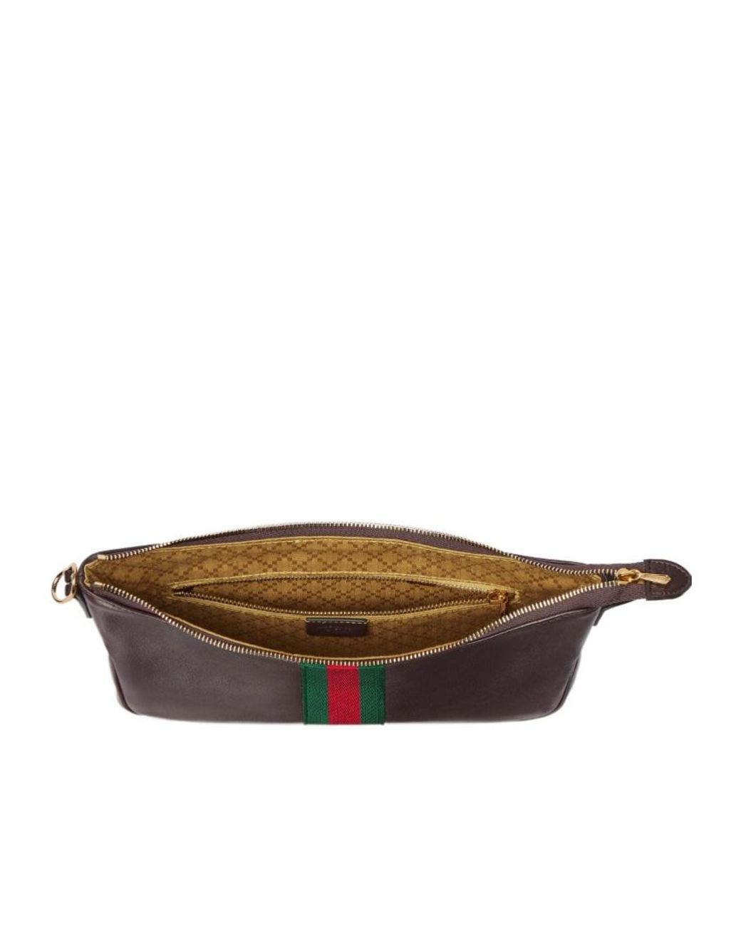Gucci Brown Web Stripe Shoulder Bag for men