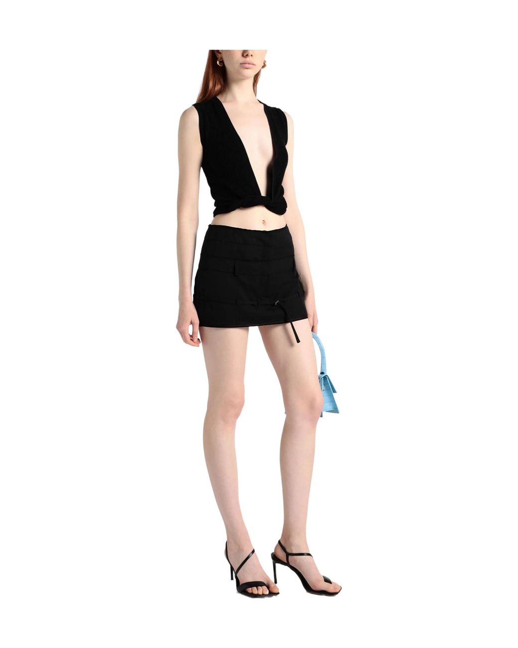 Jacquemus Black Two-Tone Knit Top