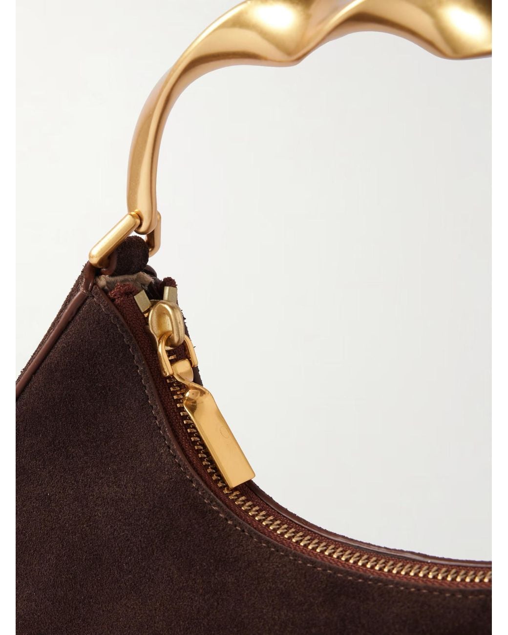 Jonathan Simkhai Brown Nixi Suede Tote Bag