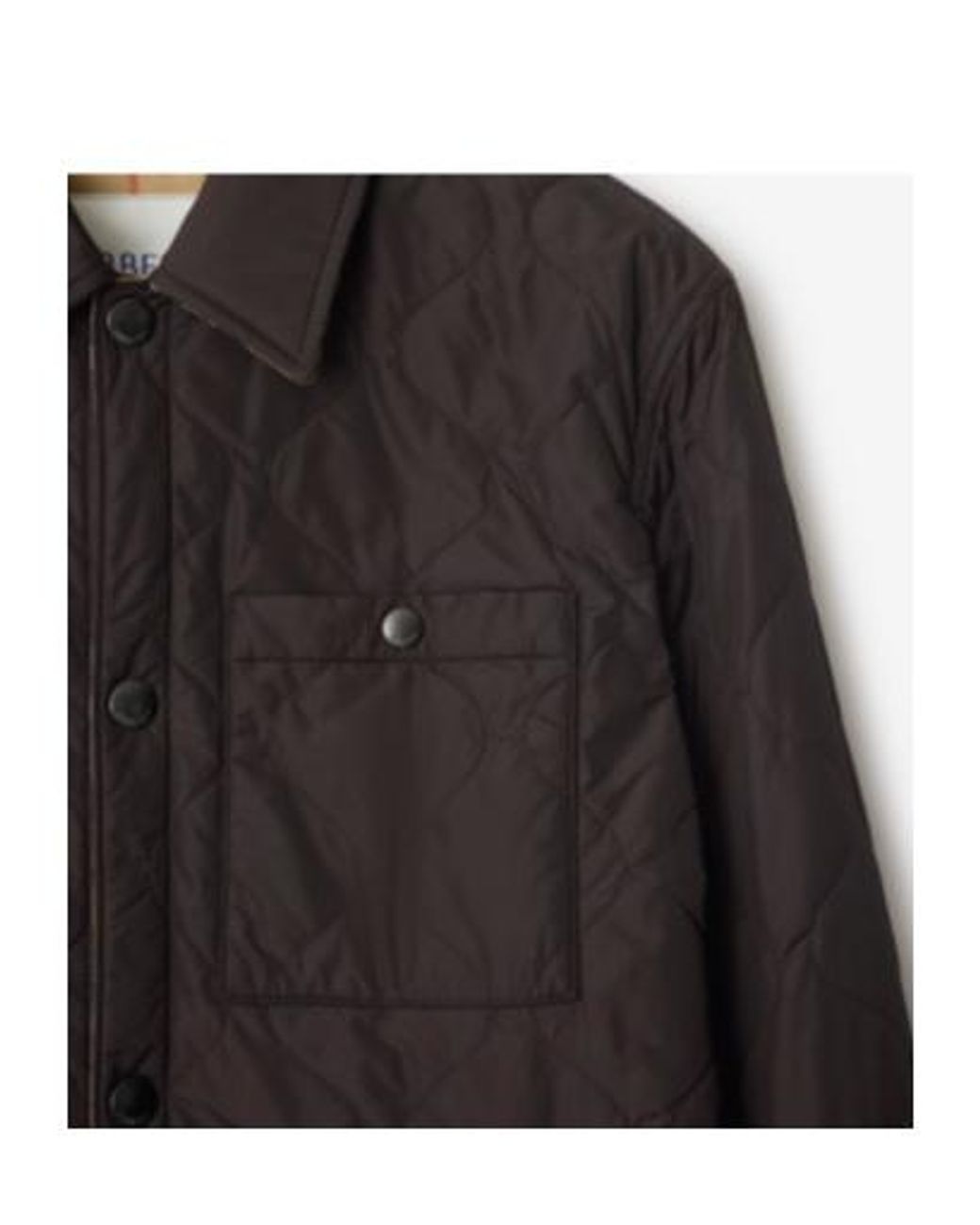 Burberry Black Quilted Button-Fastening Padded Jacket for men