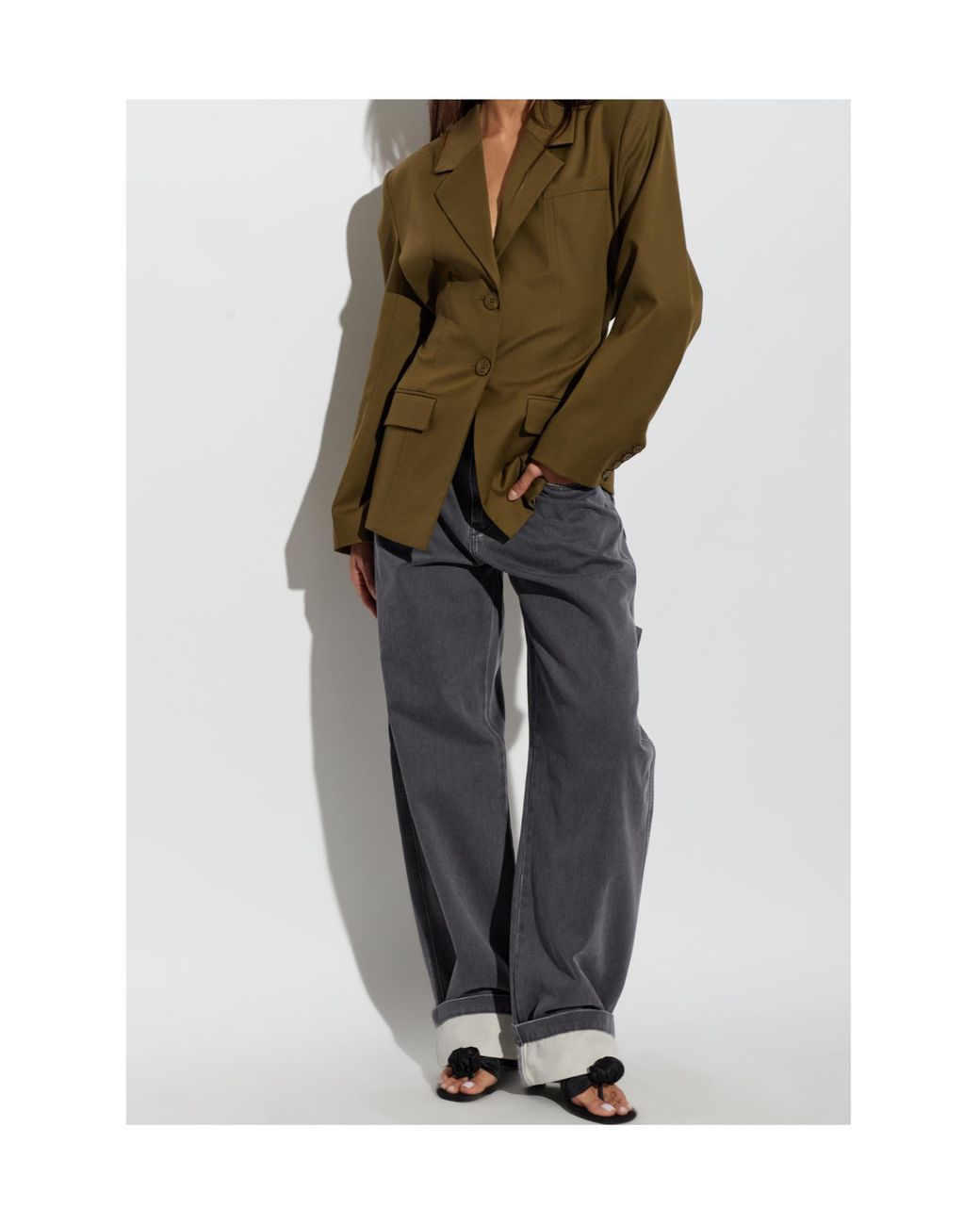 DARKPARK Blue Audrey Wide-Leg Jeans