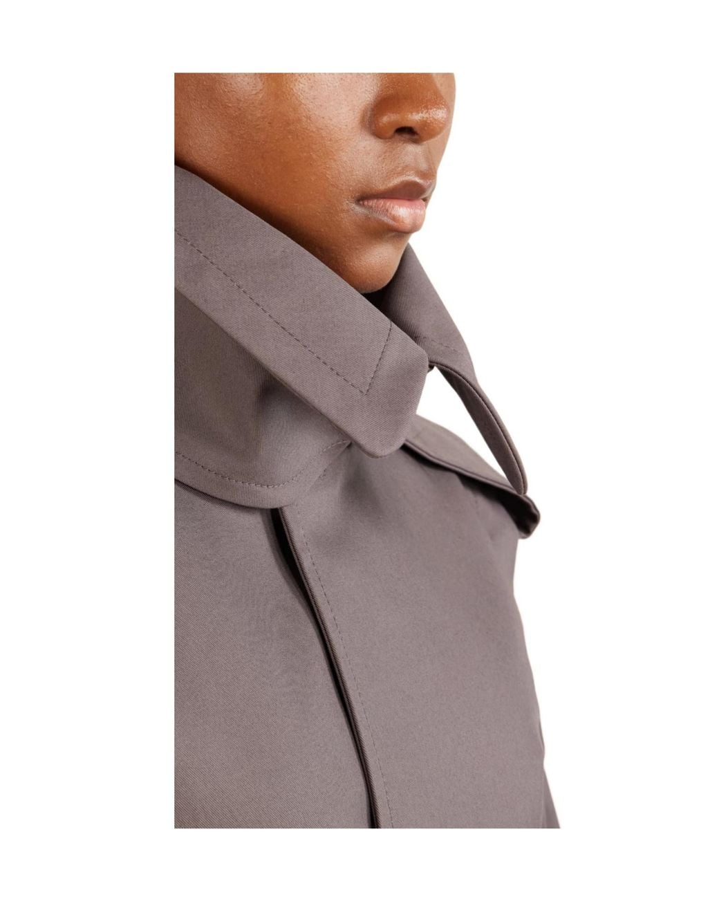 Victoria Beckham Brown Long Belted Trench Coat