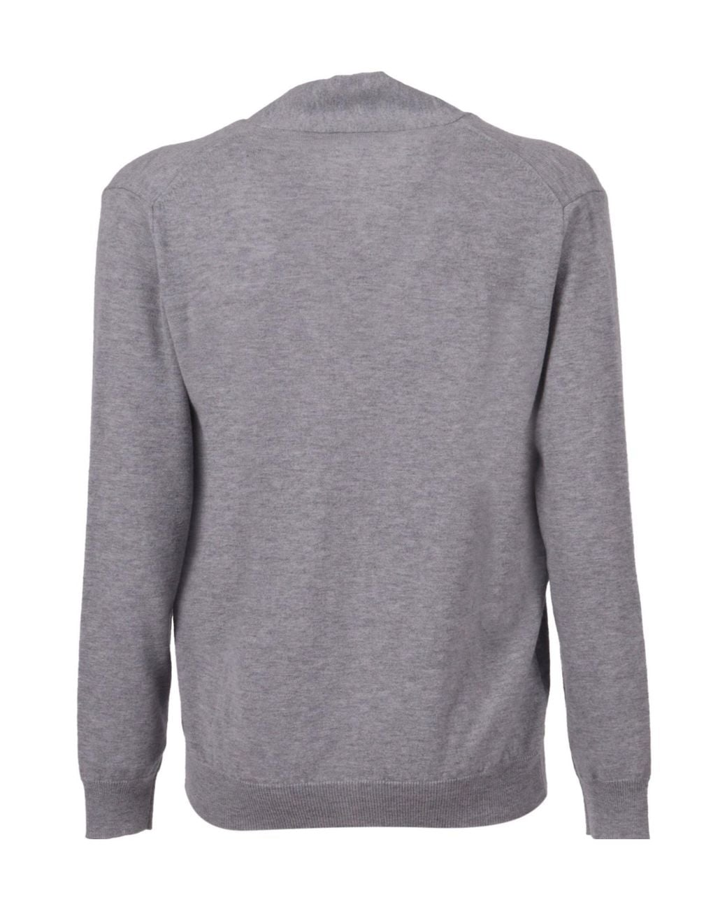 Kangra Cashmere Gray Kangra Shawl Collar Cardigan for men