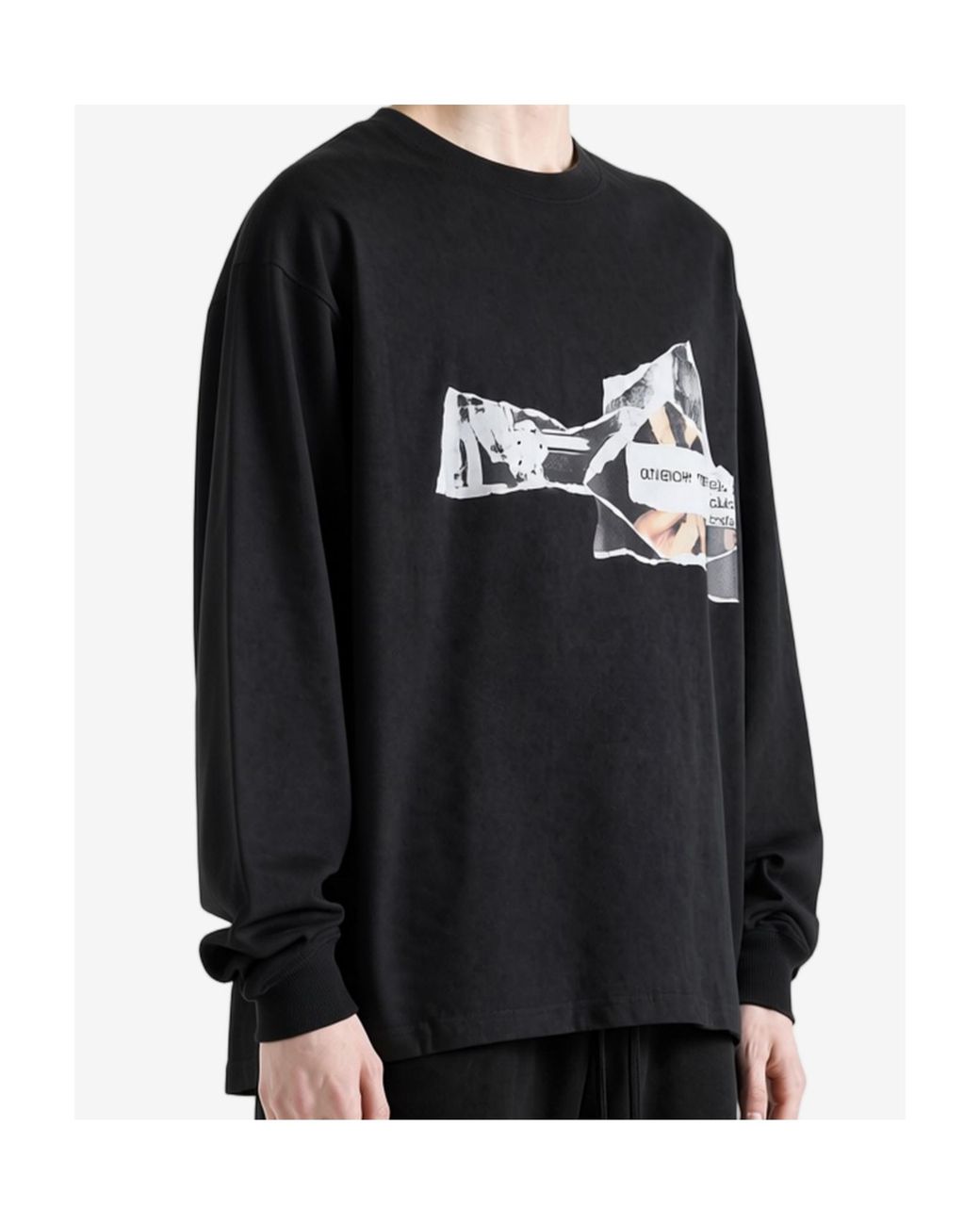 Givenchy Blue Graphic Printed Long-Sleeved T-Shirt for men