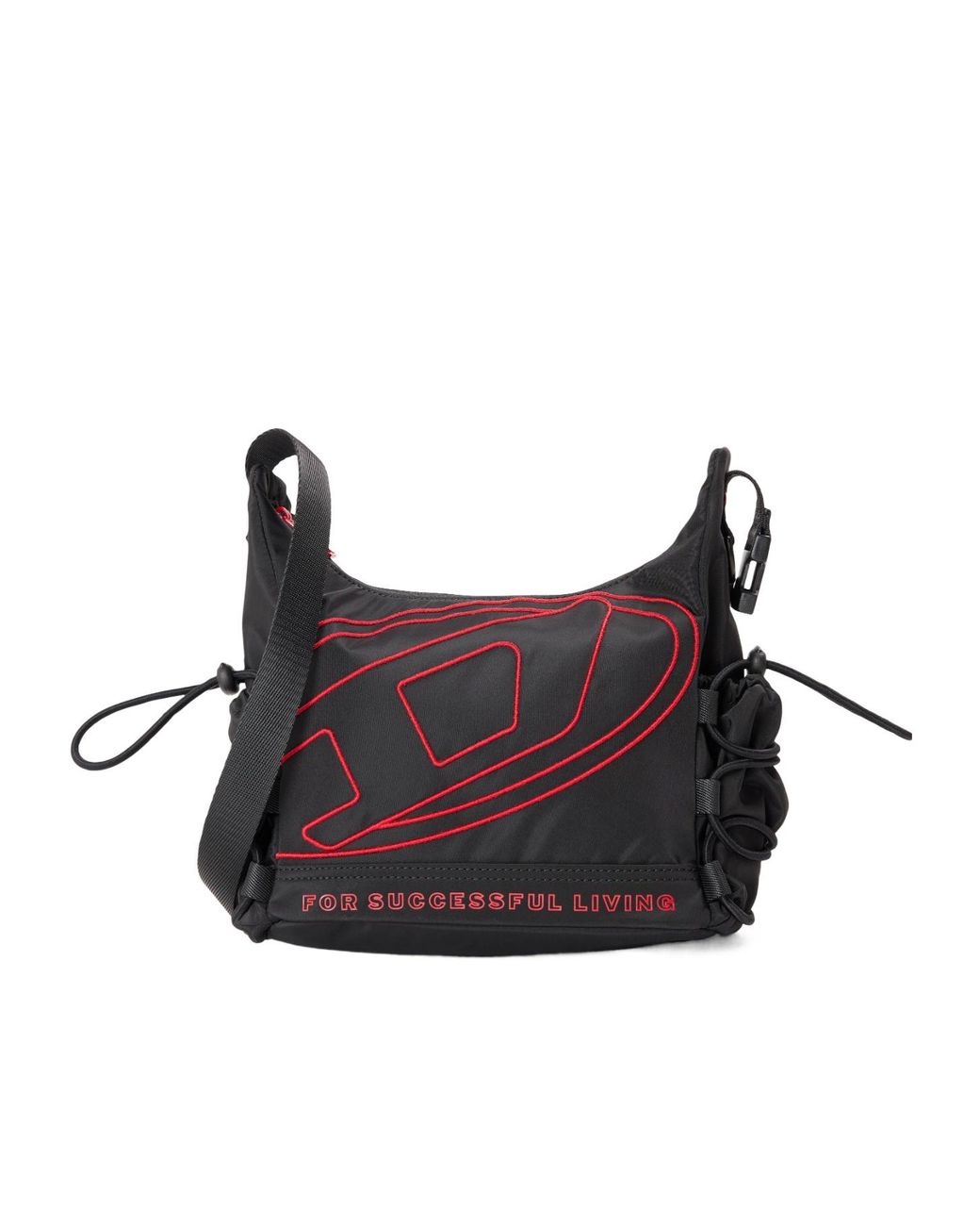 DIESEL Brown Tech-D Hobo Bag for men