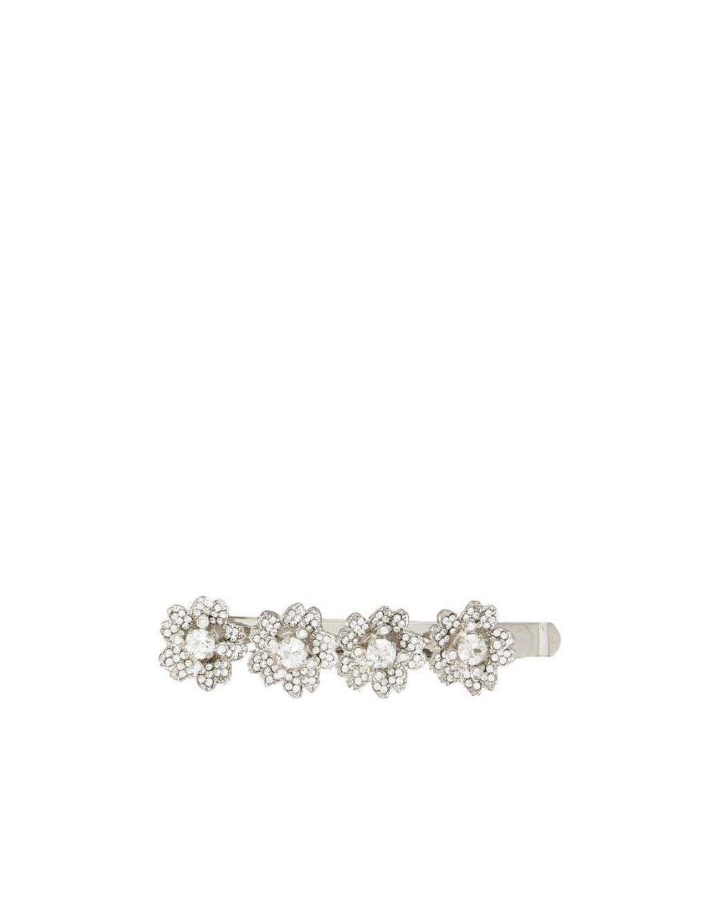 Roger Vivier White Bouquet Multiflowers Hair Clip