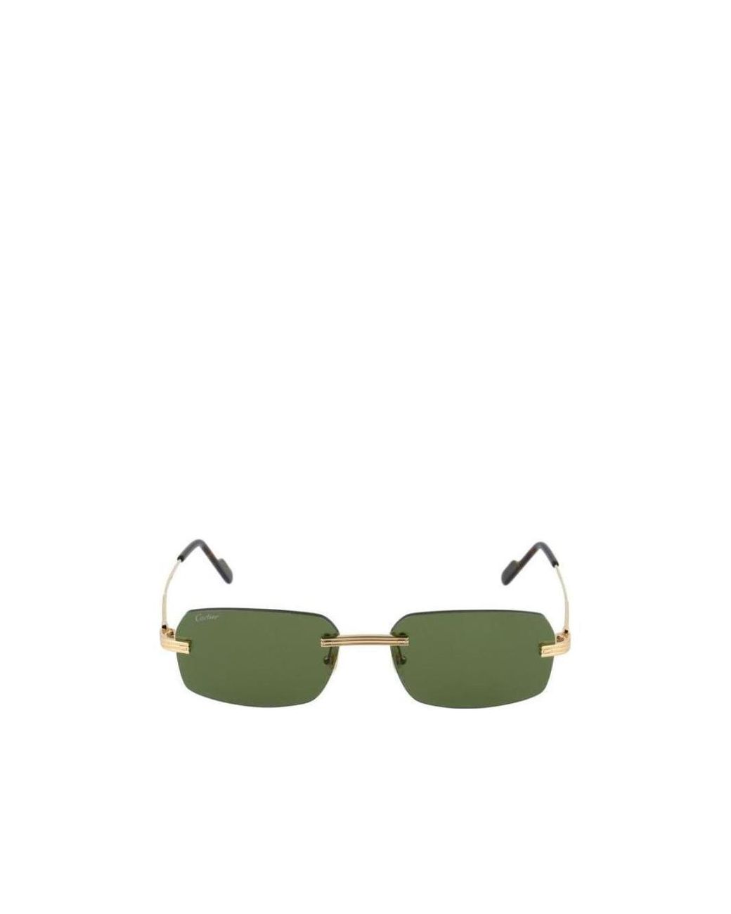 Cartier Green Logo Sunglasses for men