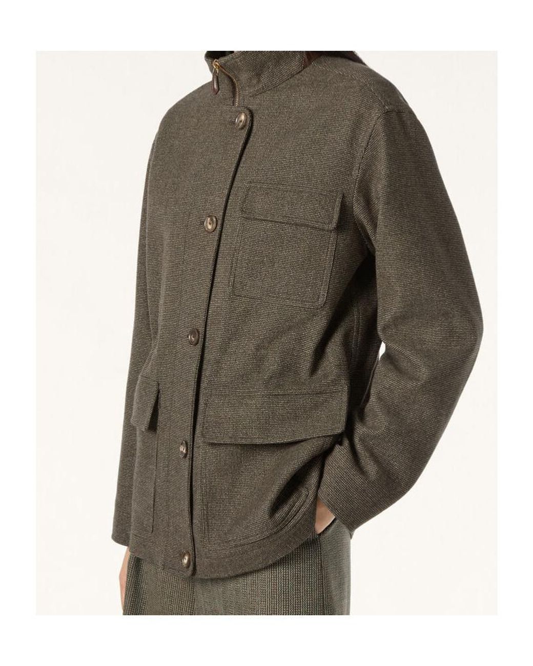 Loro Piana Green Andrey Field Jacket