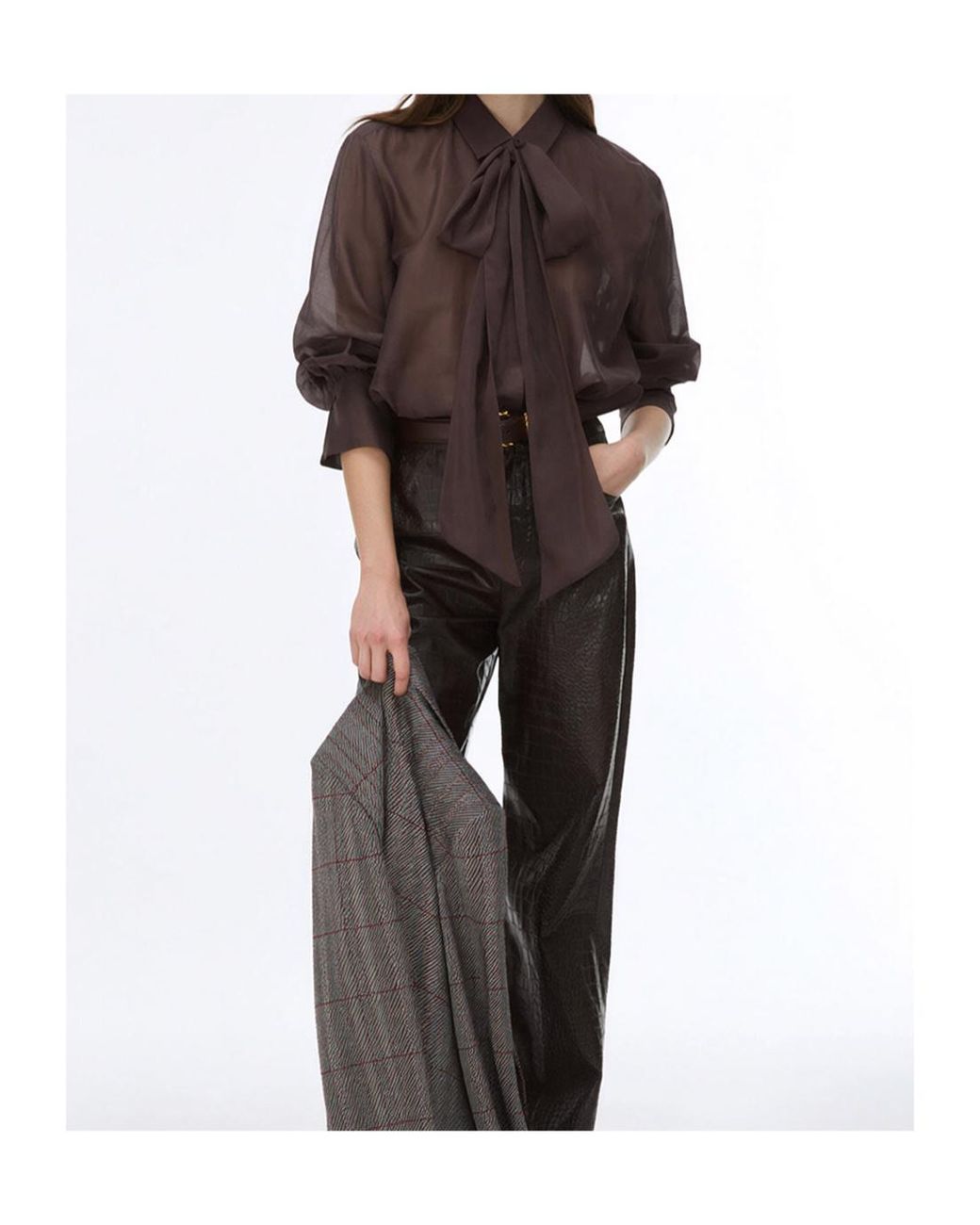iBlues Brown Long-Sleeved Shirt