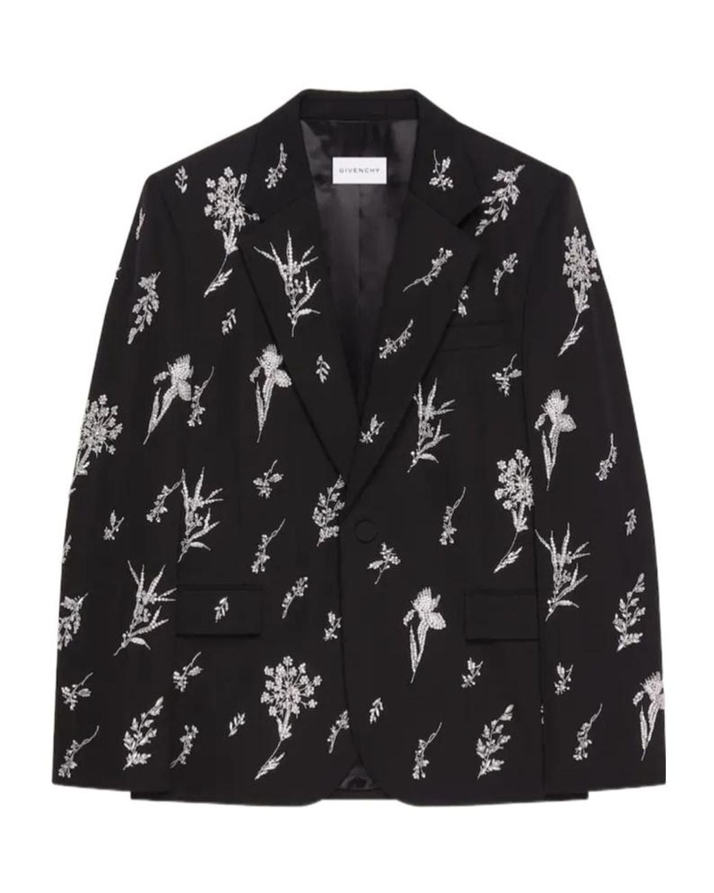 Givenchy Black Single Breasted Jacket for men
