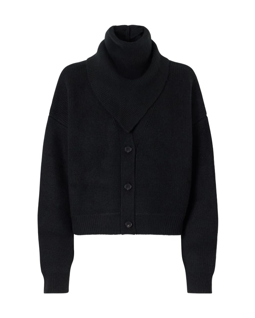 LeKasha Black Turtleneck Longsleeve Top