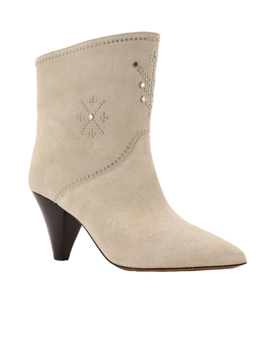 Isabel Marant Natural Loline Studded Boots