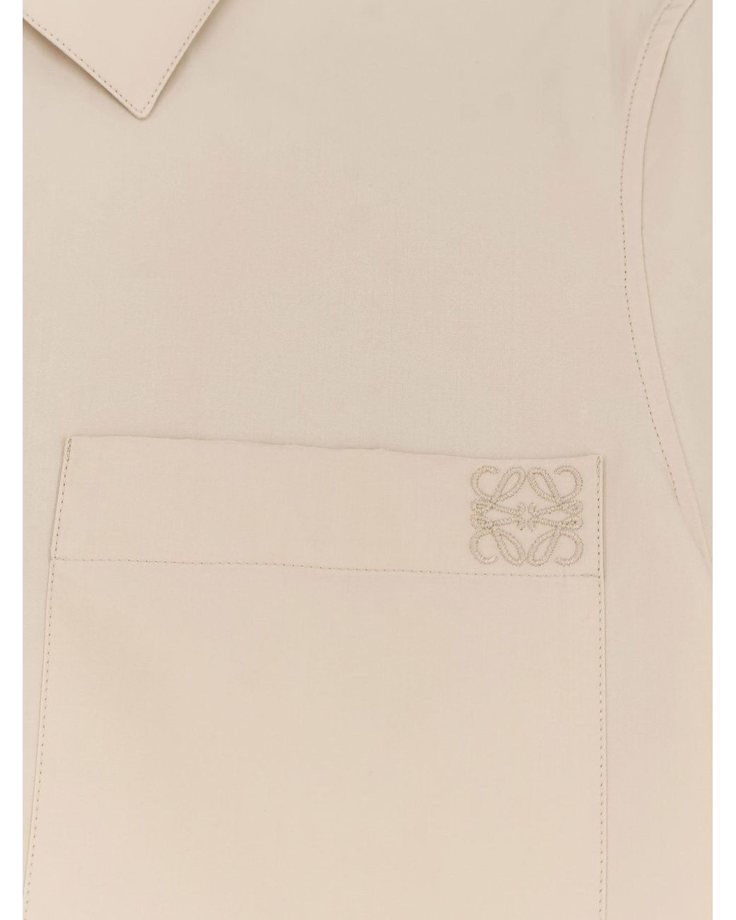 Loewe Natural Short-Sleeved Buttoned Shirt