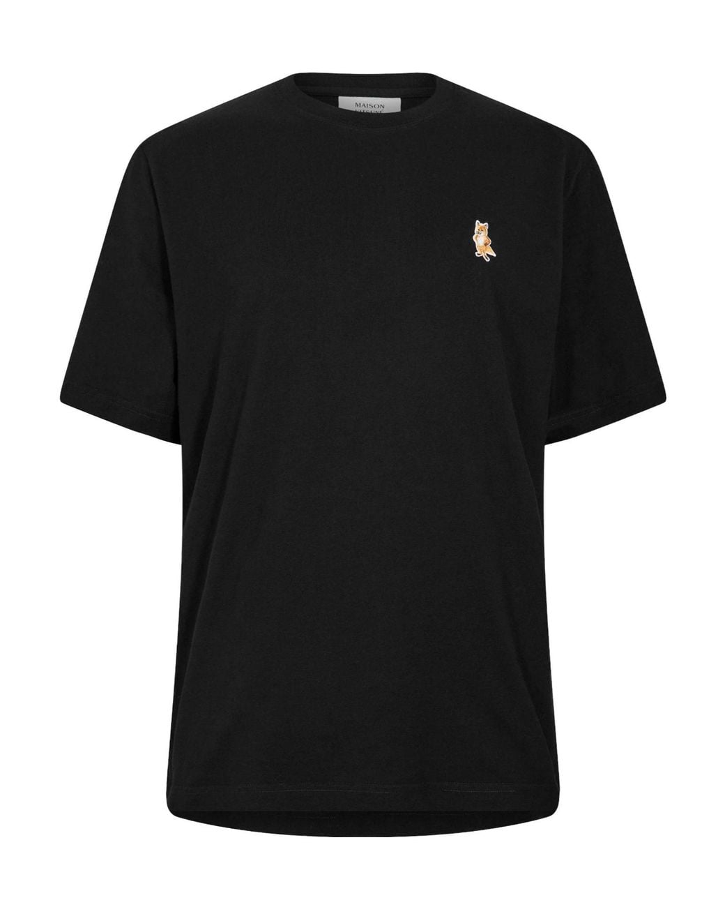 Maison Kitsuné Black Comfort T-Shirt for men