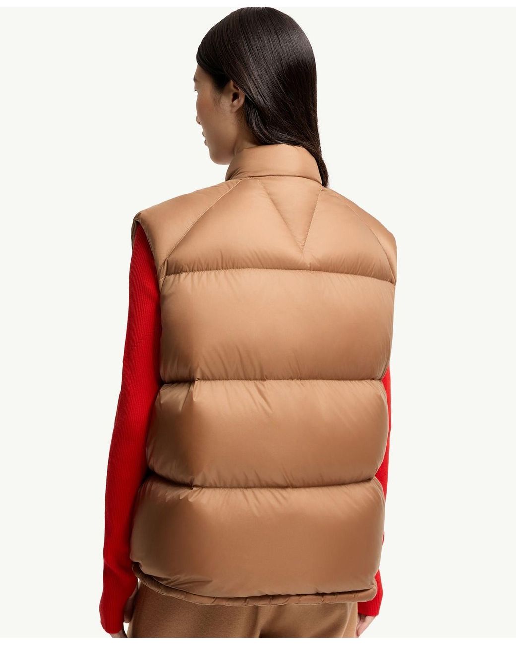 Moncler Brown Tibb Reversible Down Vest